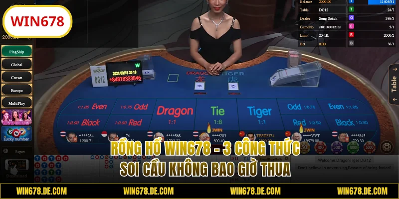 Rồng Hổ WIN678 - 3 Công Thức Soi Cầu Không Bao Giờ Thua